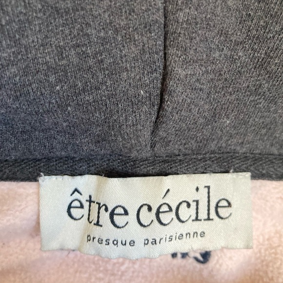 ETRE CECILE Colby Aurelia Color Block Hoodie Sweatshirt Cotton In Pink - Picture 9 of 12
